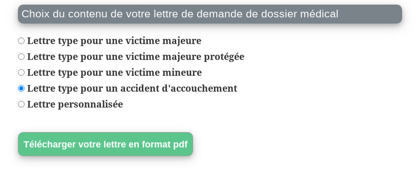 demande du dossier médical : comment faire ?