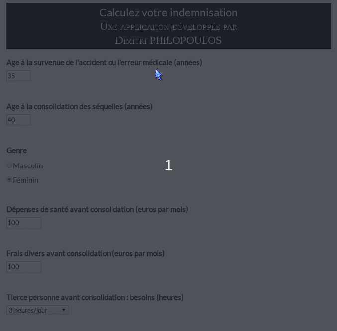 calculateur, indemnisation, référentiel, Mornet
