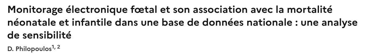 responsabilité médicale : action en justice pour souffrance fœtale d'un enfant né handicapé